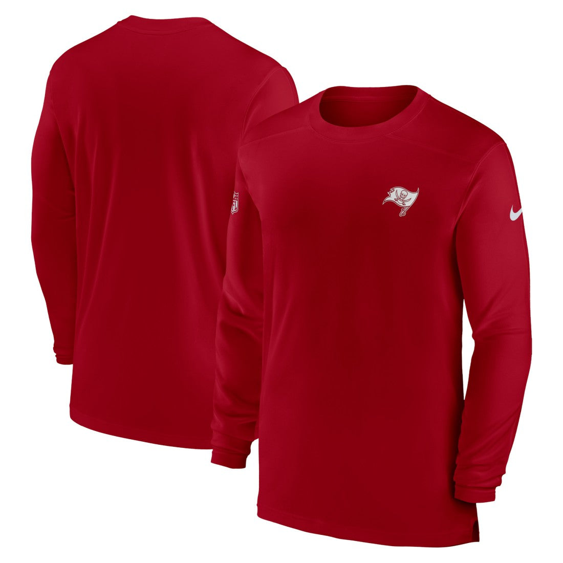 Tampa Bay Buccaneers Sideline Coach Performance Long Sleeve T-Shirt Red - Nike