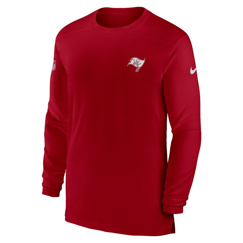 Tampa Bay Buccaneers Sideline Coach Performance Long Sleeve T-Shirt Red - Nike