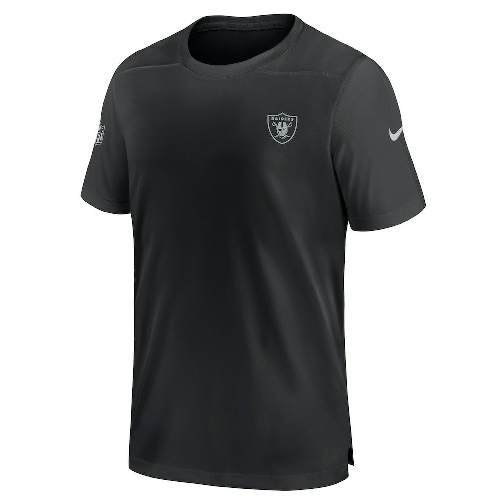 Las Vegas Raiders Sideline Coach Performance T-Shirt Black - Nike