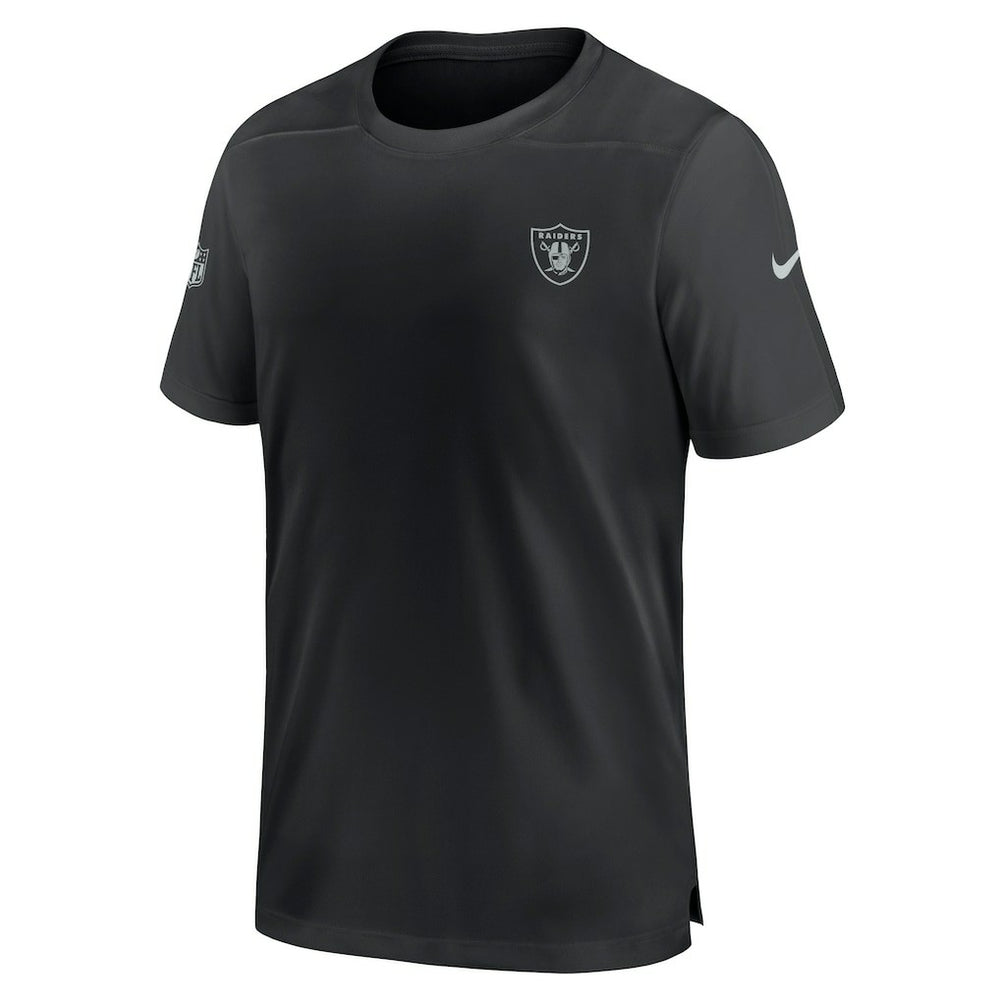 Las Vegas Raiders Sideline Coach Performance T-Shirt Black - Nike