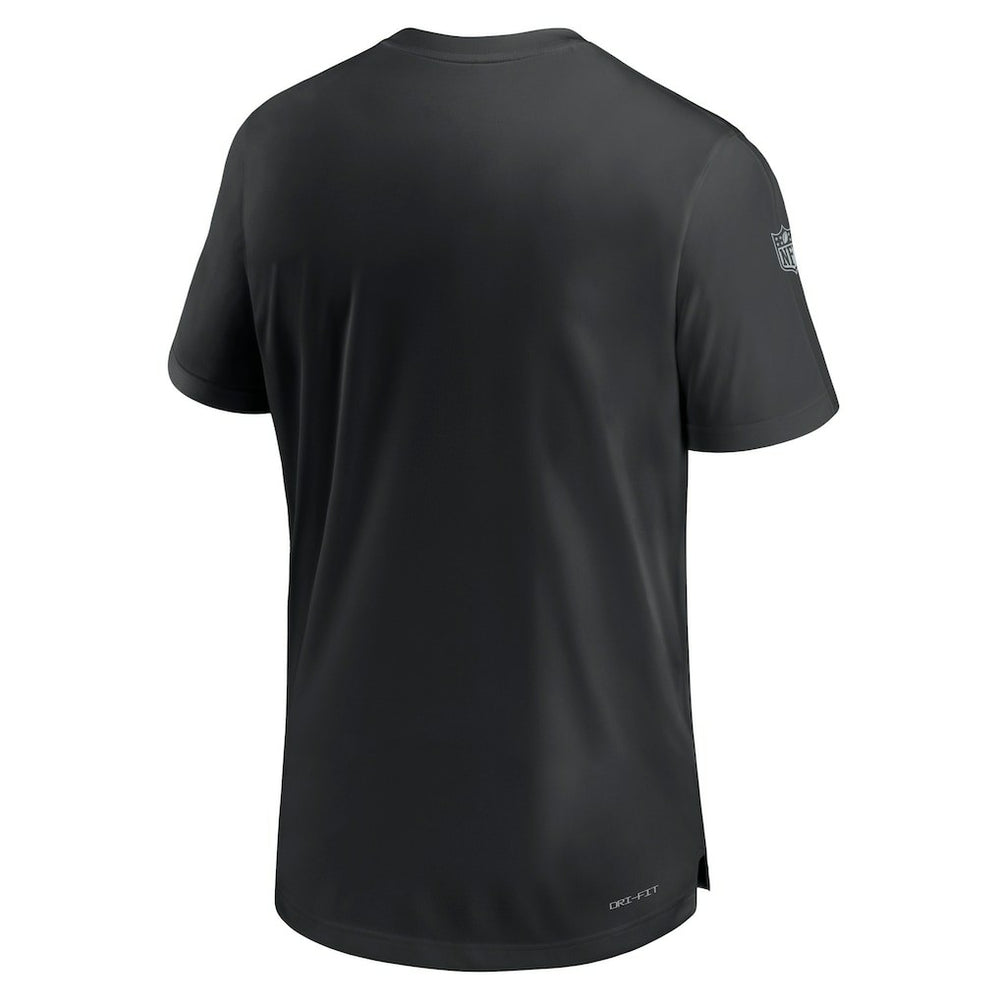 Las Vegas Raiders Sideline Coach Performance T-Shirt Black - Nike