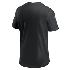 Las Vegas Raiders Sideline Coach Performance T-Shirt Black - Nike