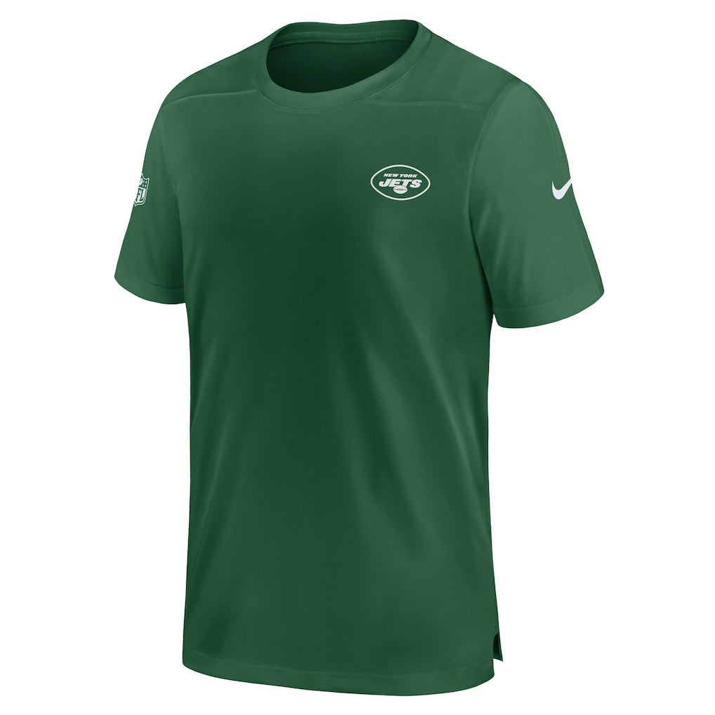 New York Jets Sideline Coach Performance T-Shirt Green - Nike