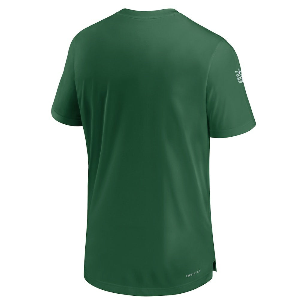New York Jets Sideline Coach Performance T-Shirt Green - Nike