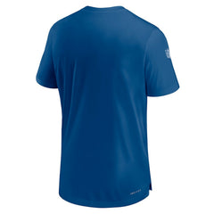 Indianapolis Colts Sideline Coach Performance T-Shirt Royal - Nike