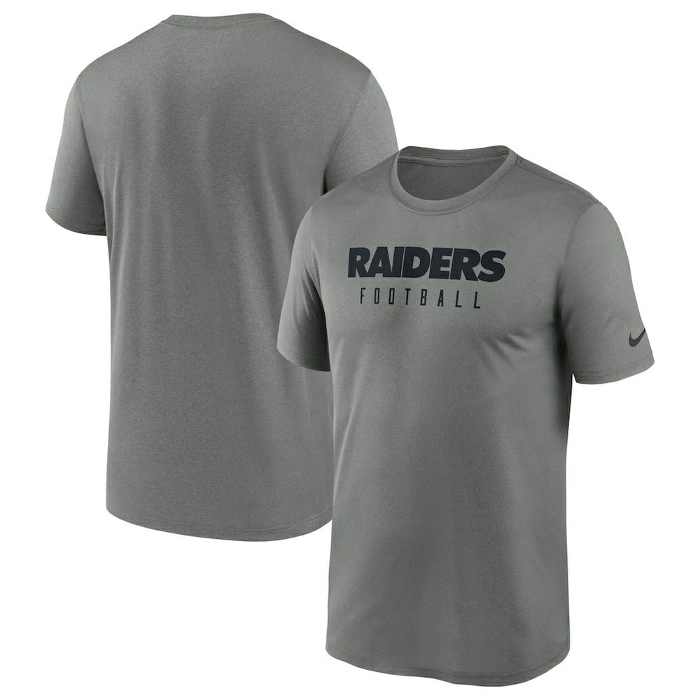 Las Vegas Raiders Sideline Legend Performance T-Shirt Heather Gray - Nike