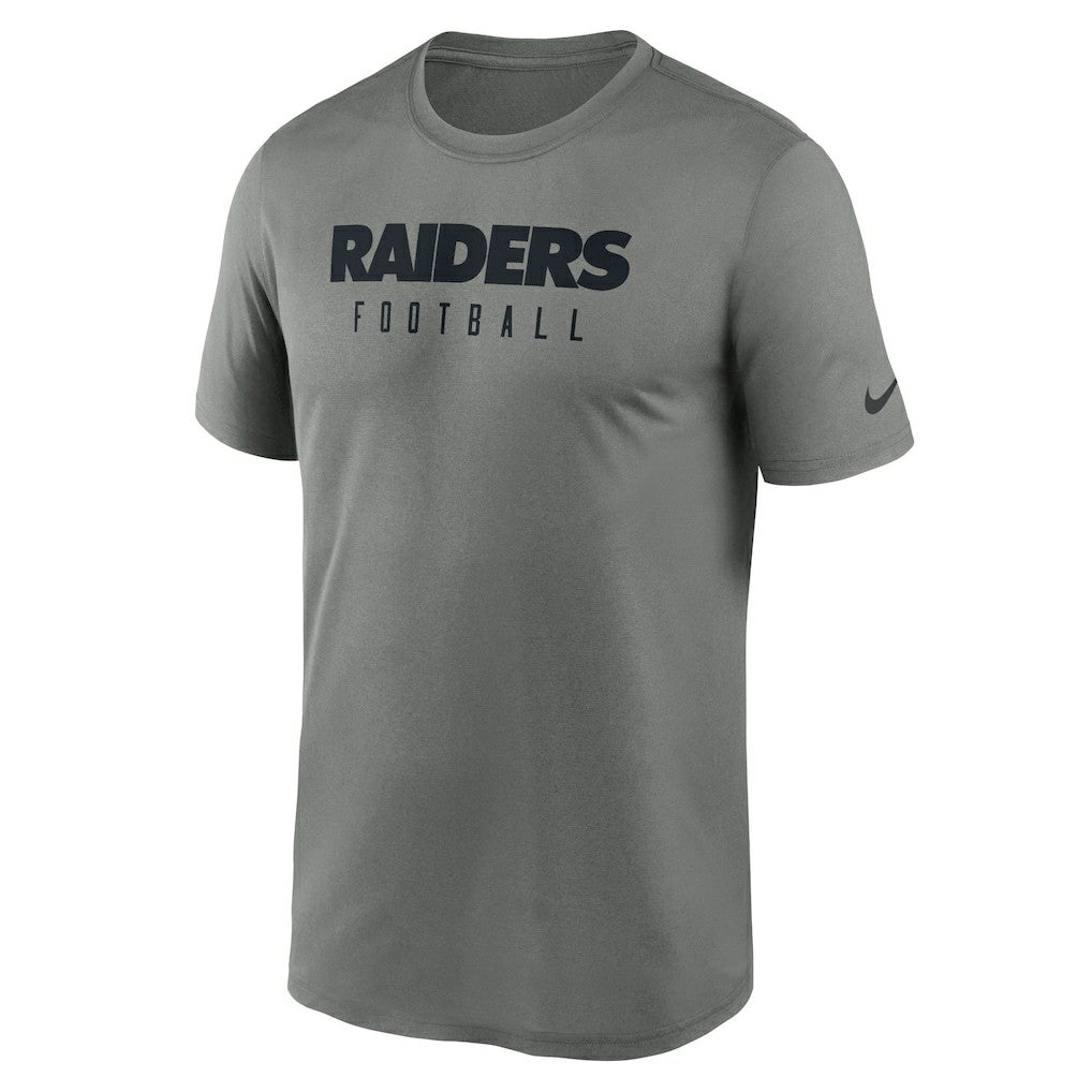 Las Vegas Raiders Sideline Legend Performance T-Shirt Heather Gray - Nike