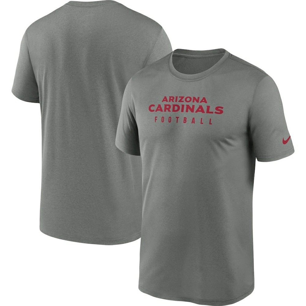 Arizona Cardinals Sideline Legend Performance T-Shirt Heather Gray - Nike