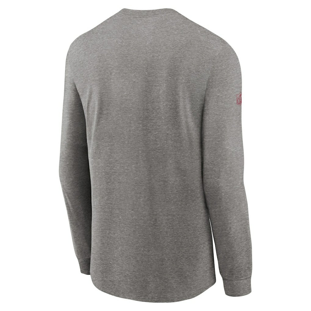 Arizona Cardinals Sideline Performance Long Sleeve T-Shirt Heather Gray - Nike