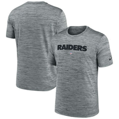 Las Vegas Raiders Velocity Performance T-Shirt Gray - Nike