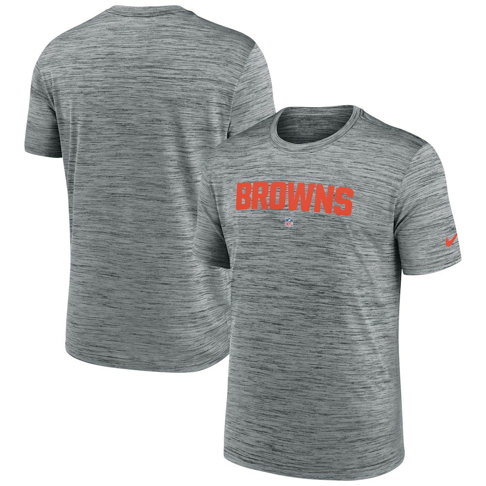 Cleveland Browns Velocity Performance T-Shirt Gray - Nike