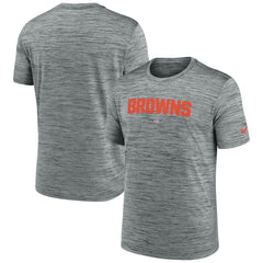 Cleveland Browns Velocity Performance T-Shirt Gray - Nike