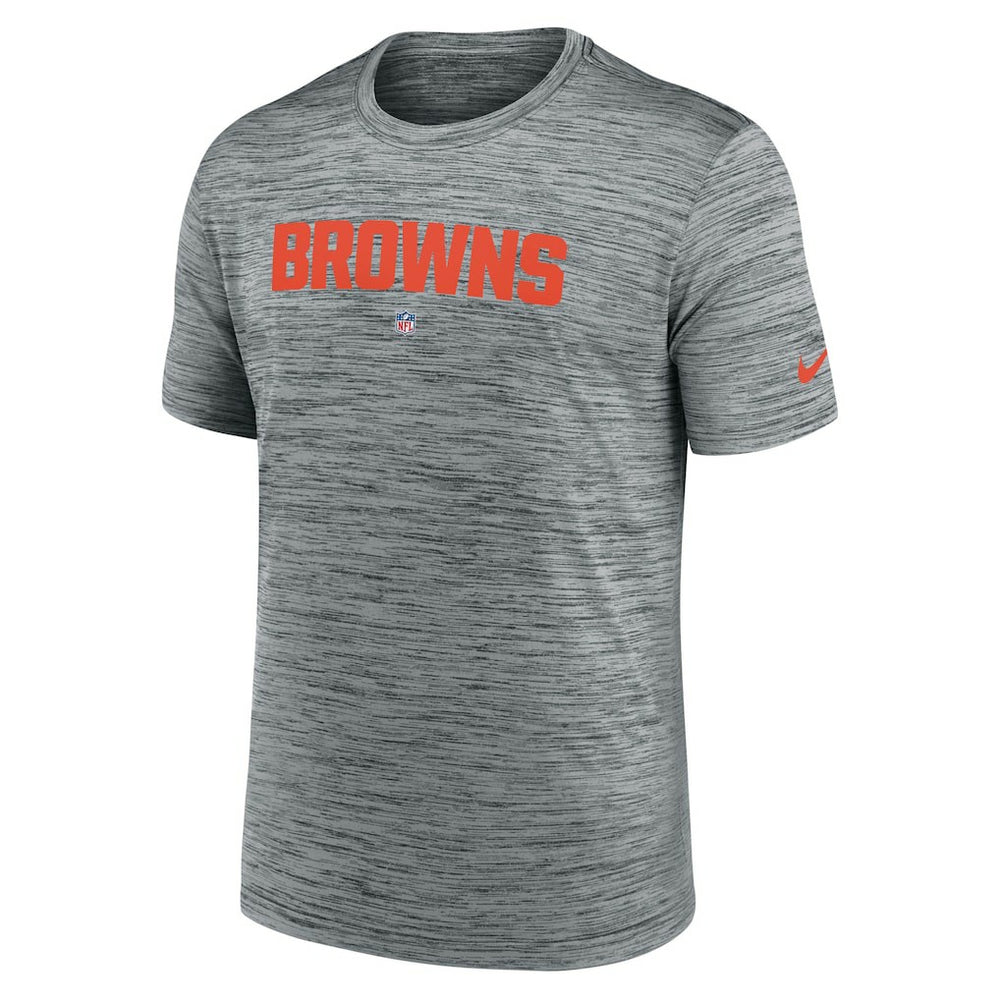 Cleveland Browns Velocity Performance T-Shirt Gray - Nike