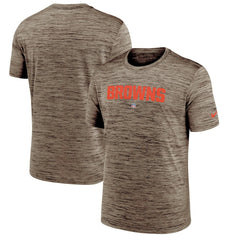 Cleveland Browns Velocity Performance T-Shirt Brown - Nike