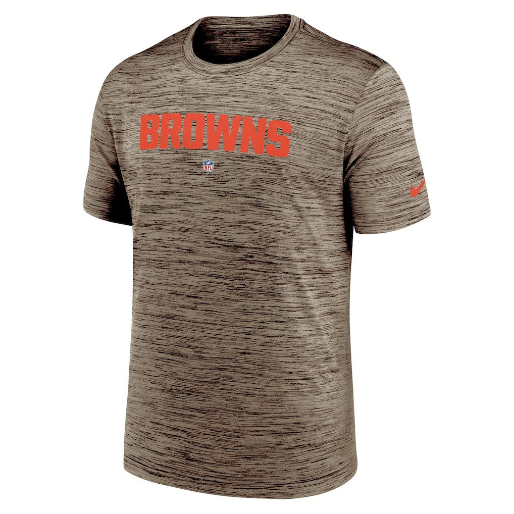 Cleveland Browns Velocity Performance T-Shirt Brown - Nike