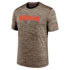 Cleveland Browns Velocity Performance T-Shirt Brown - Nike
