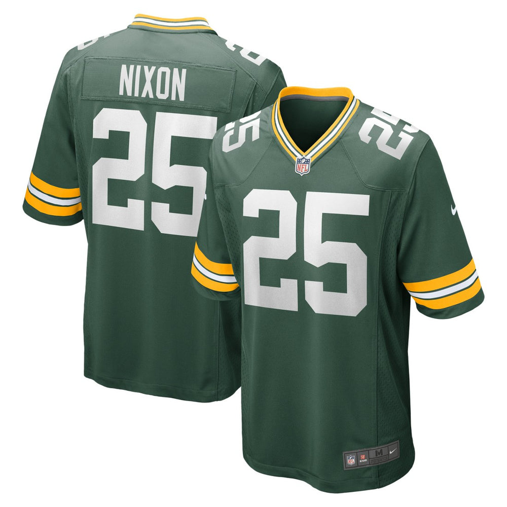 Keisean Nixon Green Bay Packers Game Player Jersey Green - Nike
