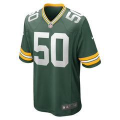 Zach Tom Green Bay Packers Game Player Jersey Green - Nike