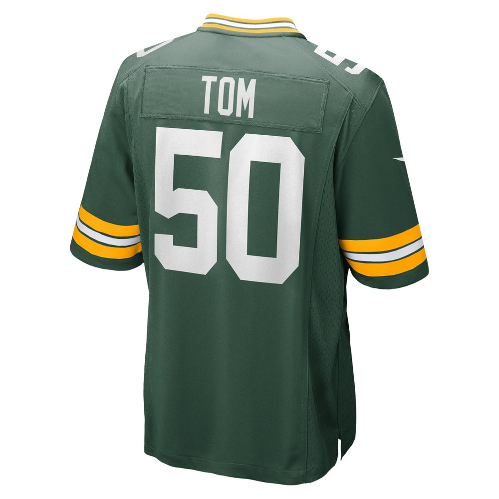 Zach Tom Green Bay Packers Game Player Jersey Green - Nike