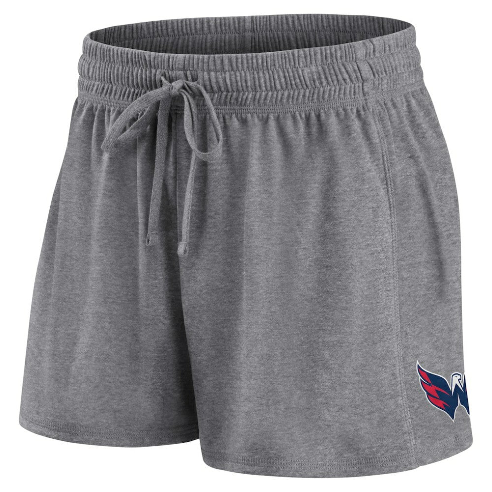 Washington Capitals Fanatics Women's Script T-Shirt & Shorts Set Red/Heather Gray