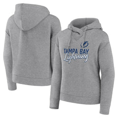 Tampa Bay Lightning - Fanatics Women's Script Favorite Pullover Hoodie Heather Gray
