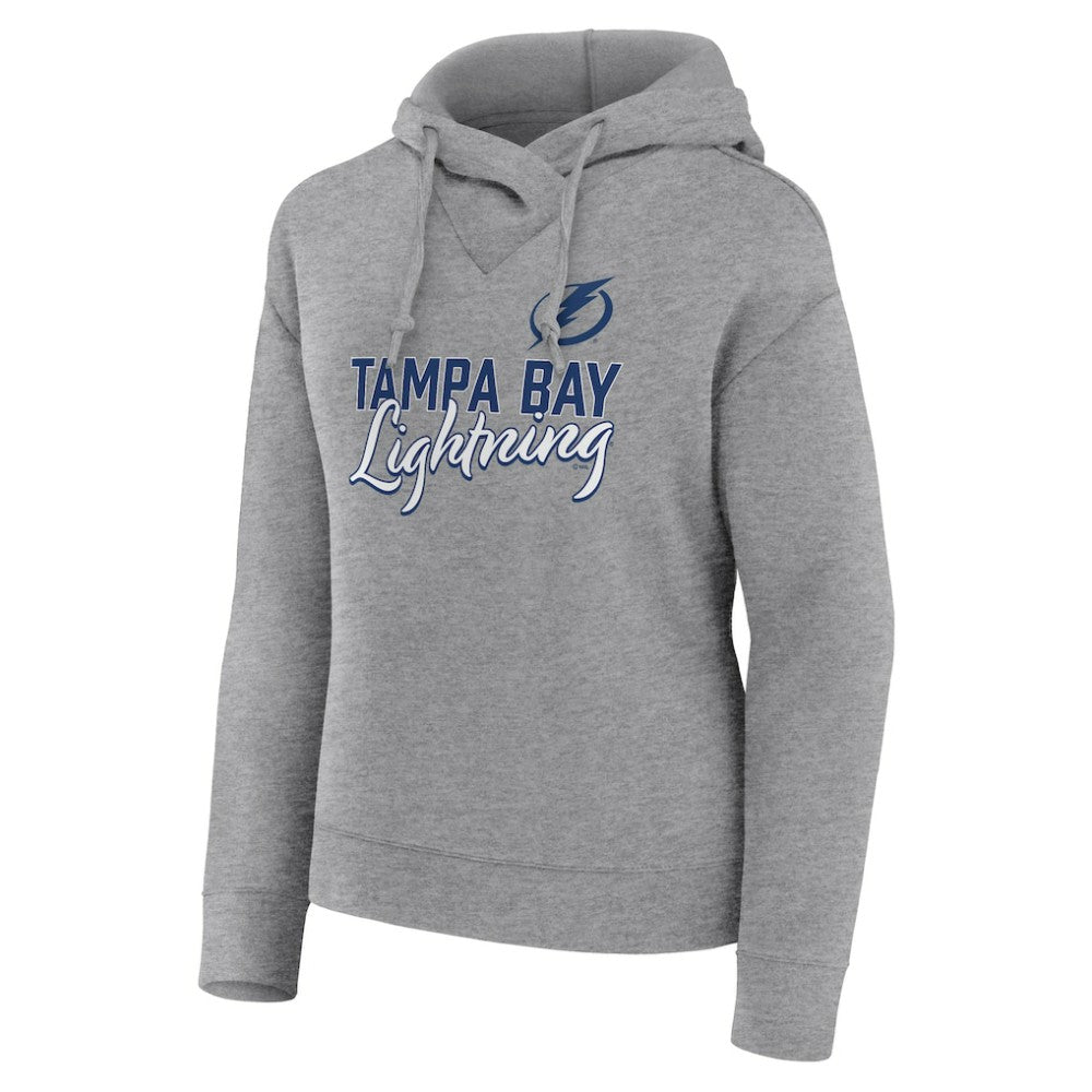 Tampa Bay Lightning - Fanatics Women's Script Favorite Pullover Hoodie Heather Gray