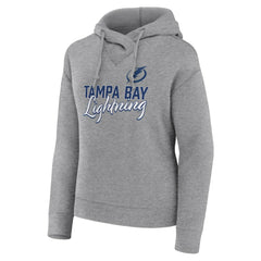 Tampa Bay Lightning - Fanatics Women's Script Favorite Pullover Hoodie Heather Gray