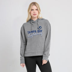 Tampa Bay Lightning - Fanatics Women's Script Favorite Pullover Hoodie Heather Gray