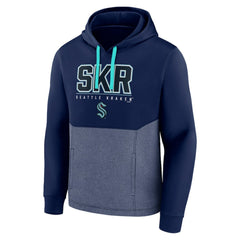 Seattle Kraken Fanatics Successful Tri-Blend Pullover Hoodie Deep Sea Blue
