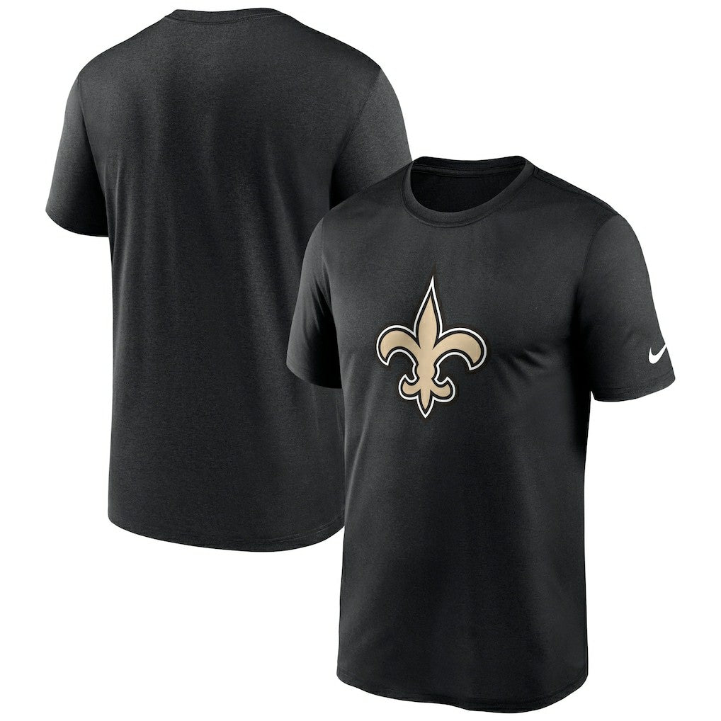New Orleans Saints Primetime Legend Logo Performance T-Shirt Black - Nike