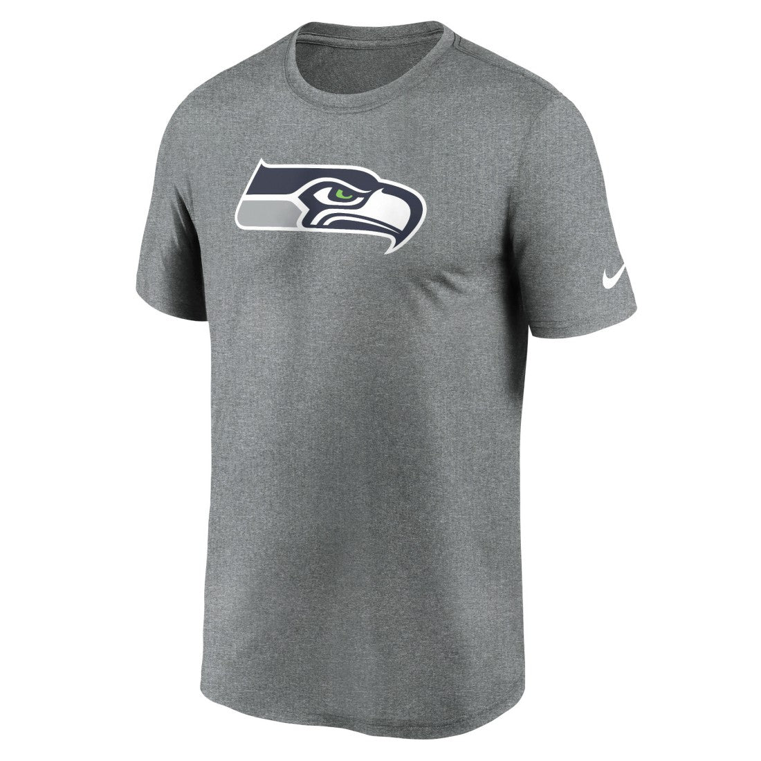 Seattle Seahawks Primetime Legend Logo Performance T-Shirt Heather Charcoal - Nike
