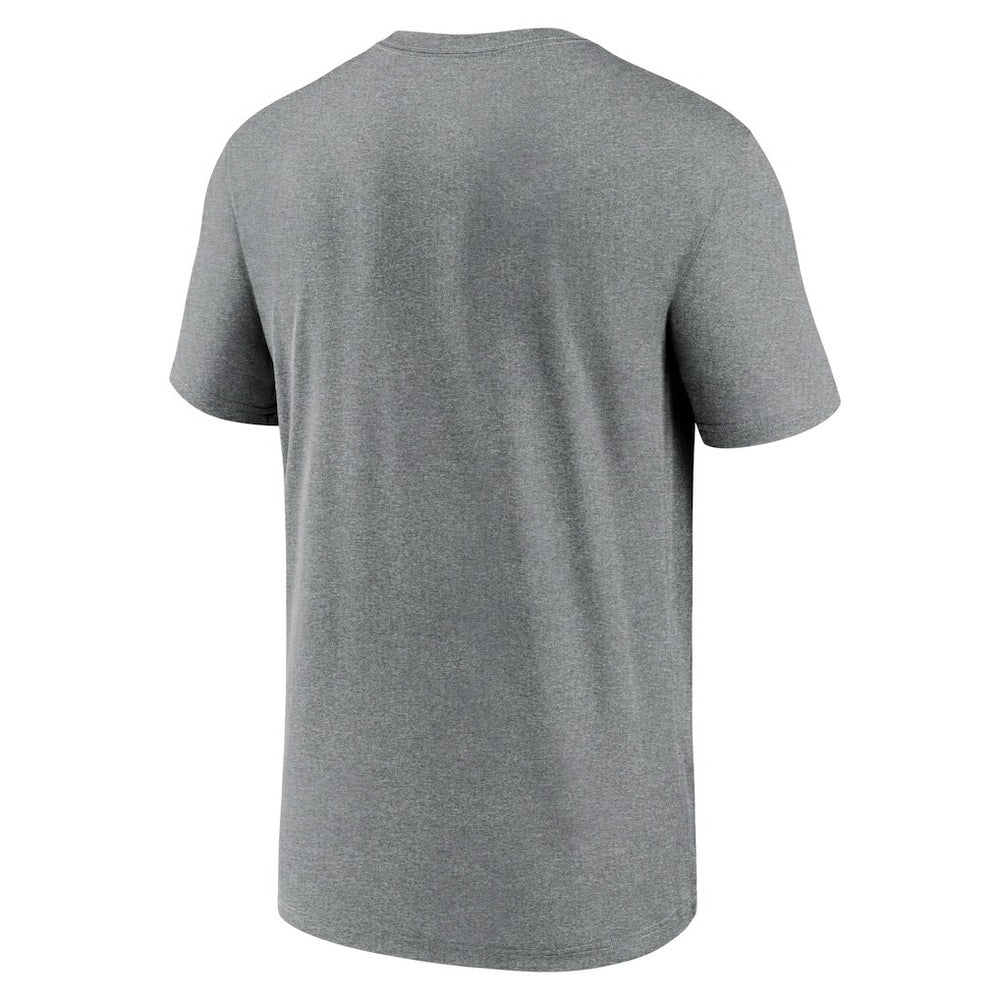Kansas City Chiefs Primetime Legend Logo Performance T-Shirt Heather Charcoal - Nike