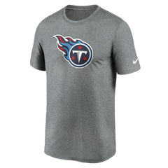 Tennessee Titans Primetime Legend Logo Performance T-Shirt Heather Charcoal - Nike