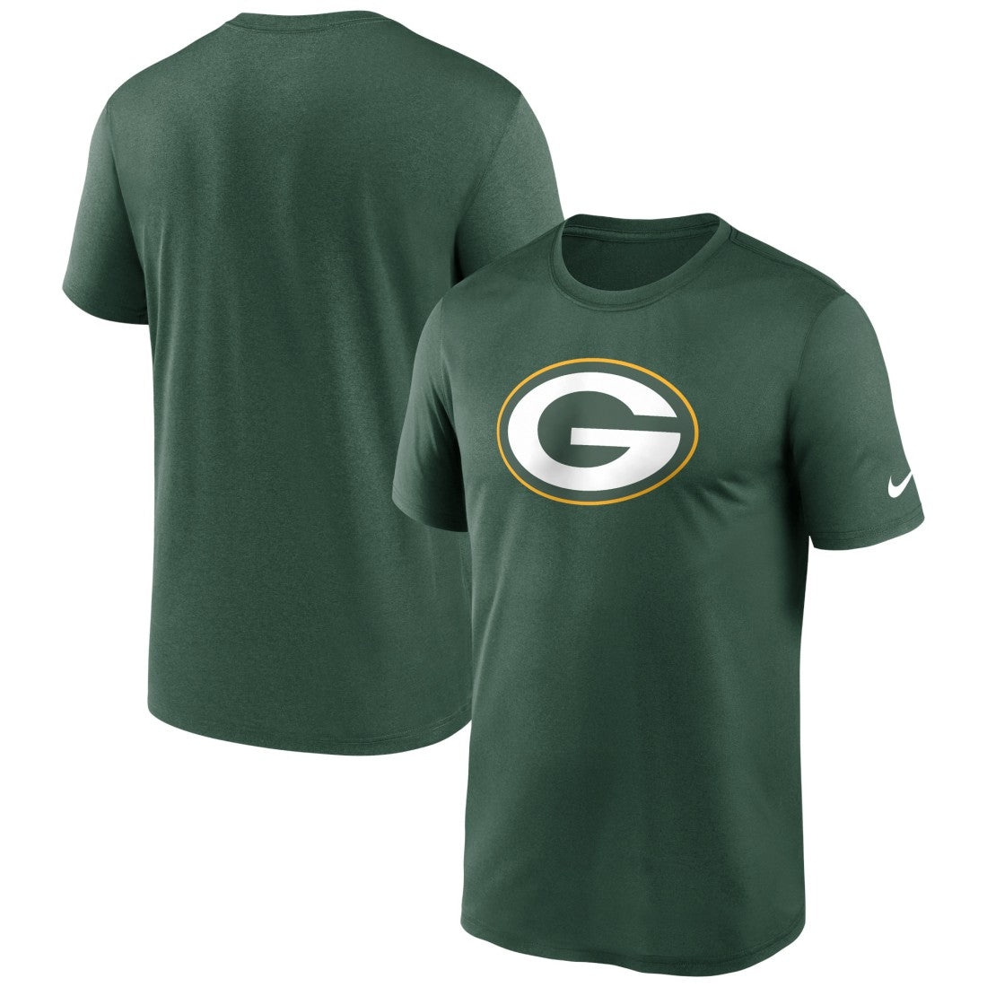 Green Bay Packers Primetime Legend Logo Performance T-Shirt Green - Nike