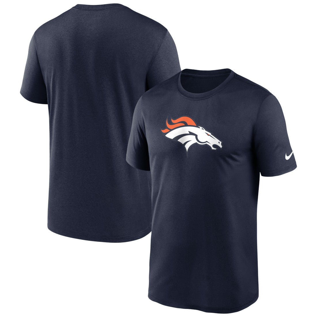 Denver Broncos Primetime Legend Logo Performance T-Shirt Navy - Nike
