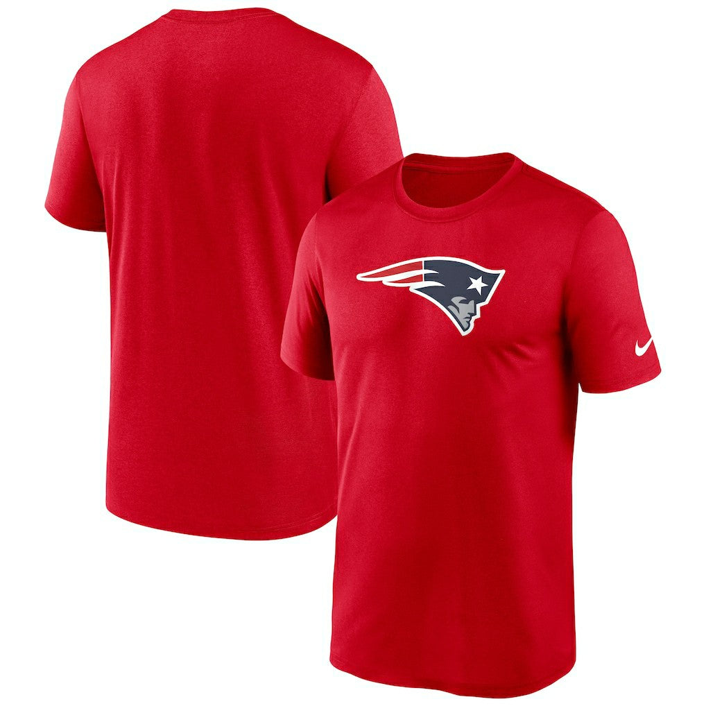 New England Patriots Primetime Legend Logo Performance T-Shirt Red - Nike