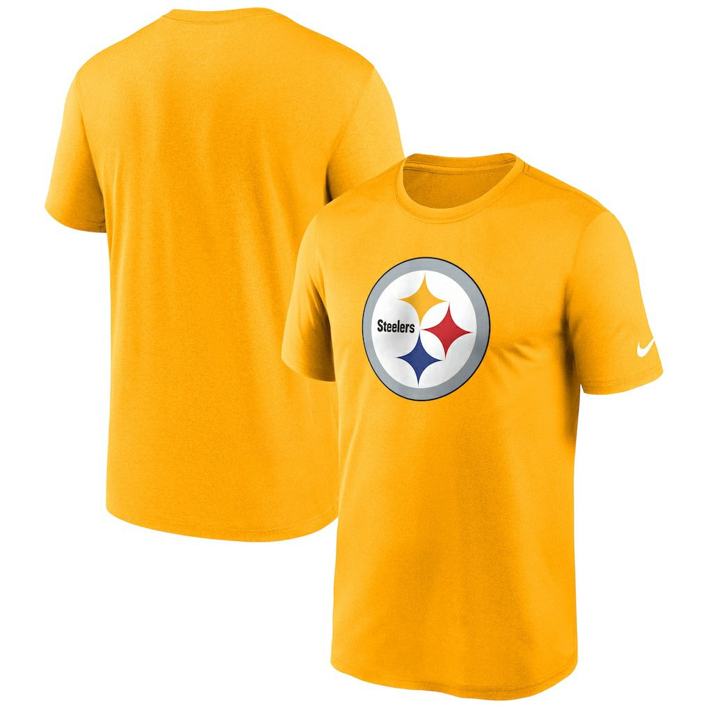 Pittsburgh Steelers Primetime Legend Logo Performance T-Shirt Gold - Nike