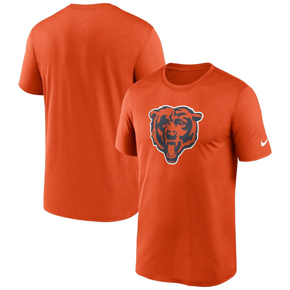 Chicago Bears Primetime Legend Logo Performance T-Shirt Orange - Nike