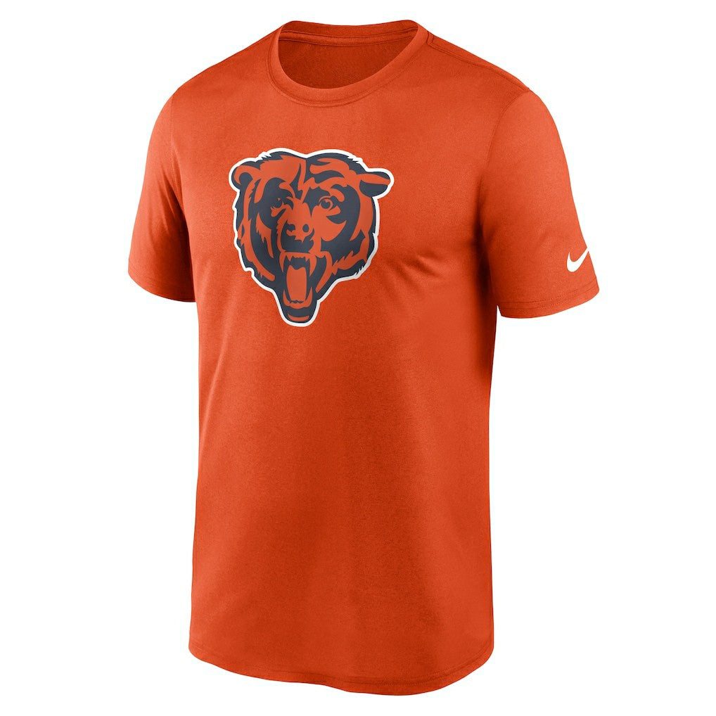 Chicago Bears Primetime Legend Logo Performance T-Shirt Orange - Nike