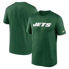 New York Jets Legend Wordmark Performance T-Shirt Green - Nike