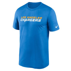 Los Angeles Chargers Legend Wordmark Performance T-Shirt Powder Blue - Nike