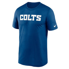 Indianapolis Colts Legend Wordmark Performance T-Shirt Royal - Nike