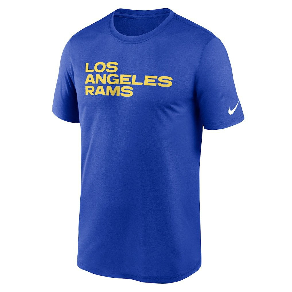 Los Angeles Rams Legend Wordmark Performance T-Shirt Royal - Nike