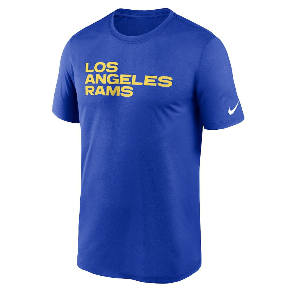 Los Angeles Rams Legend Wordmark Performance T-Shirt Royal - Nike