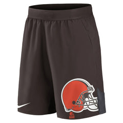 Cleveland Browns Stretch Performance Shorts Brown - Nike