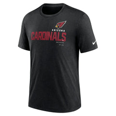 Arizona Cardinals Team Tri-Blend T-Shirt Heather Black - Nike