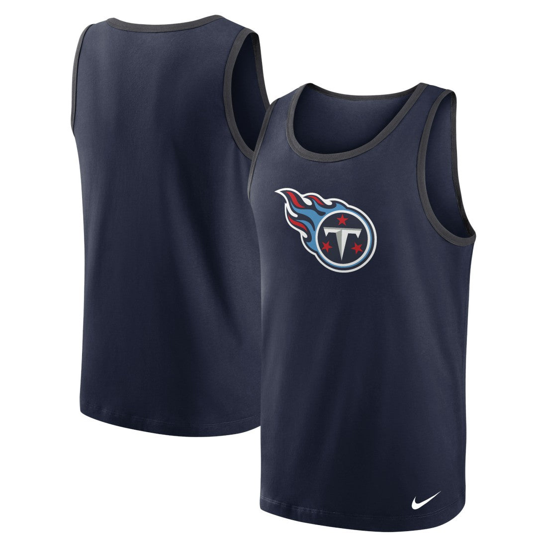 Tennessee Titans Tri-Blend Tank Top Navy - Nike