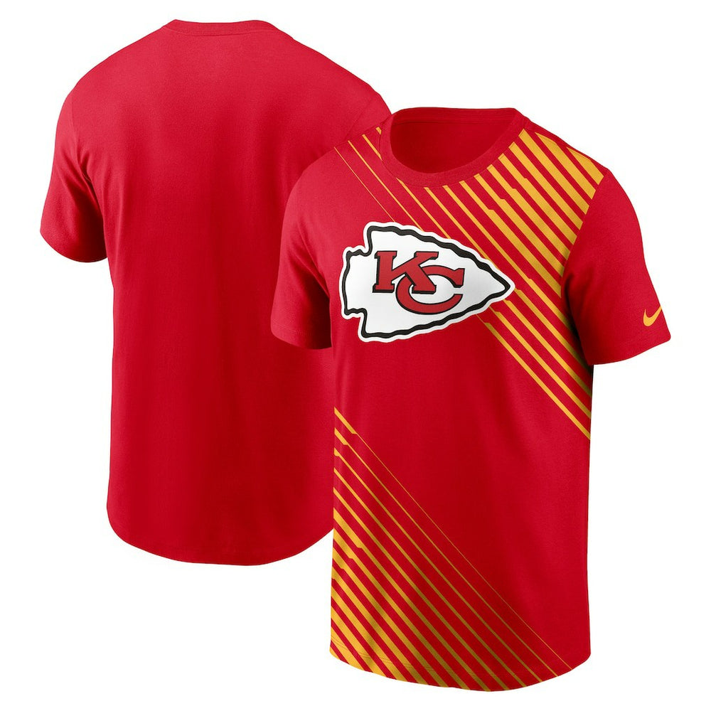 Kansas City Chiefs Yard Line Fashion Asbury T-Shirt Red - Nike