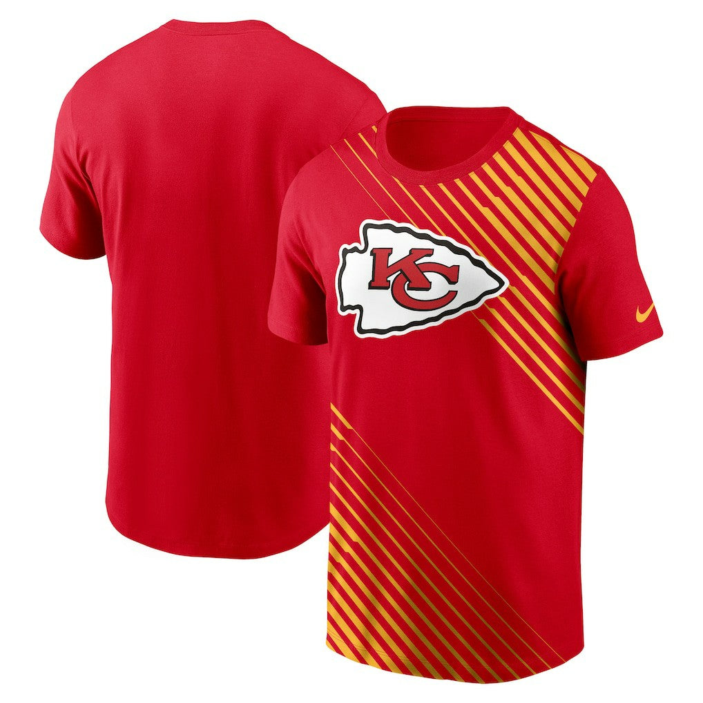 Kansas City Chiefs Yard Line Fashion Asbury T-Shirt Red - Nike