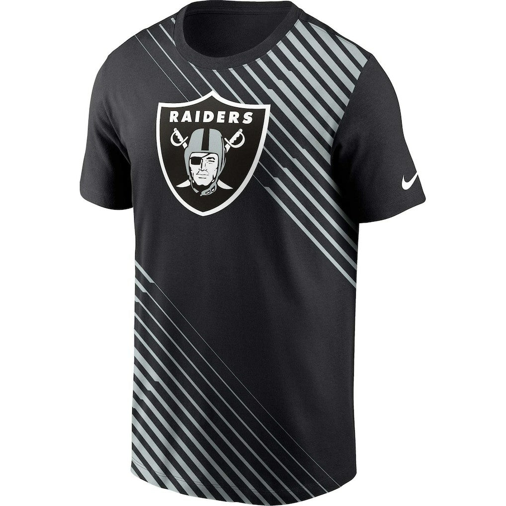Las Vegas Raiders Yard Line Fashion Asbury T-Shirt Black - Nike